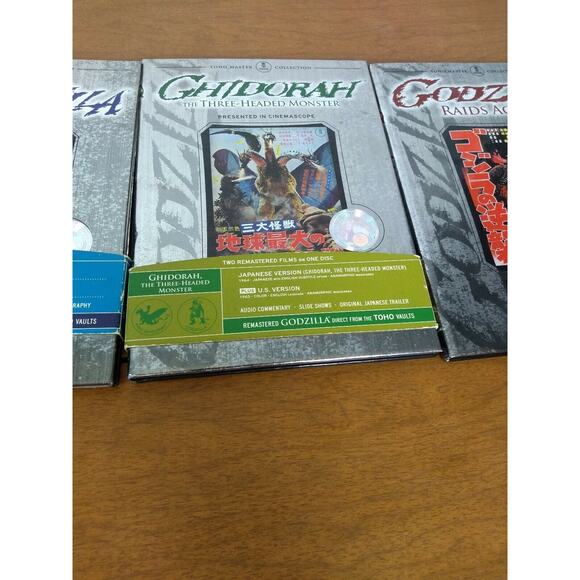 Lot of 4 Godzilla Movies Toho Master Collection Japanese DVD Classic Foreign - Picture 4 of 5